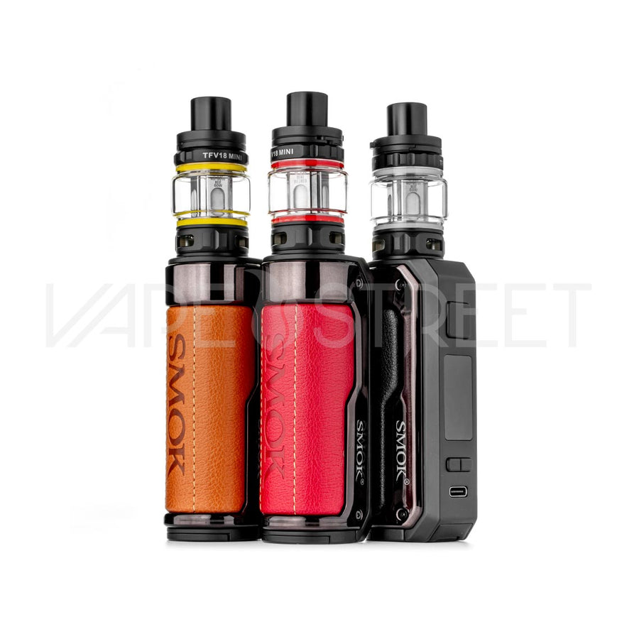 SMOK Fortis 80W Starter Kit Red, Blue, and Brown