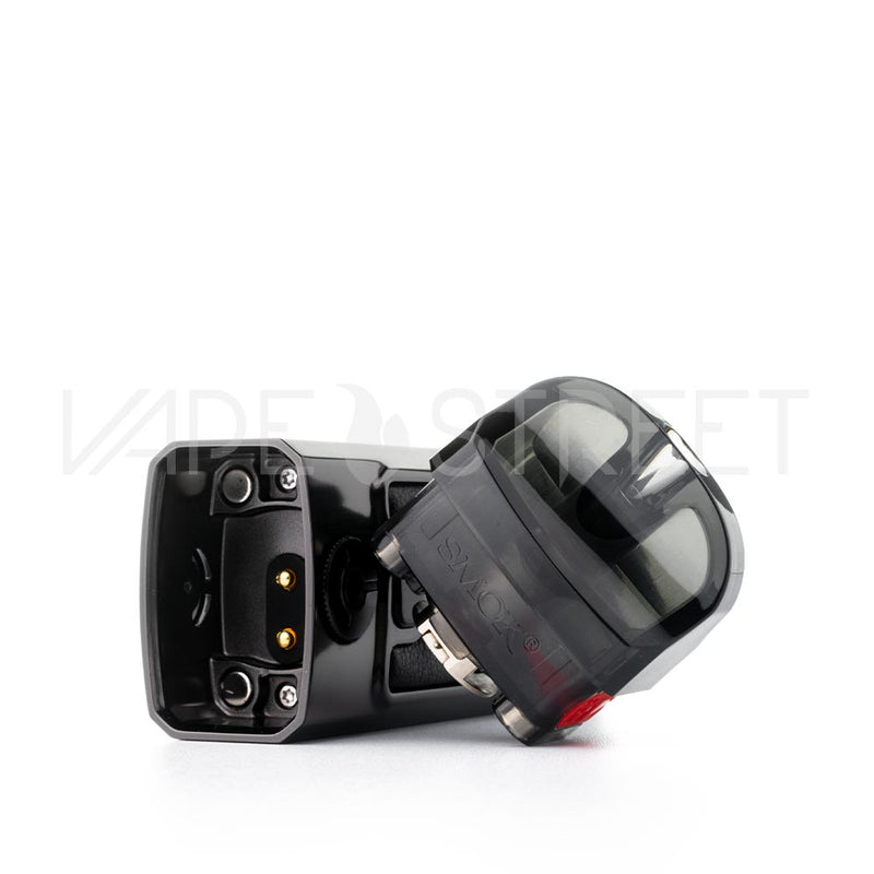 SMOK Nord 4 Pod System Black Leather With Replacement Pod Off