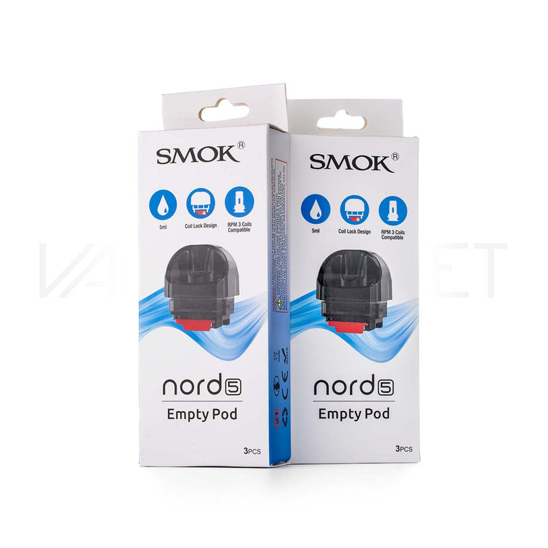 Smok Nord 5 Empty Pod Cartridge 3 Pack