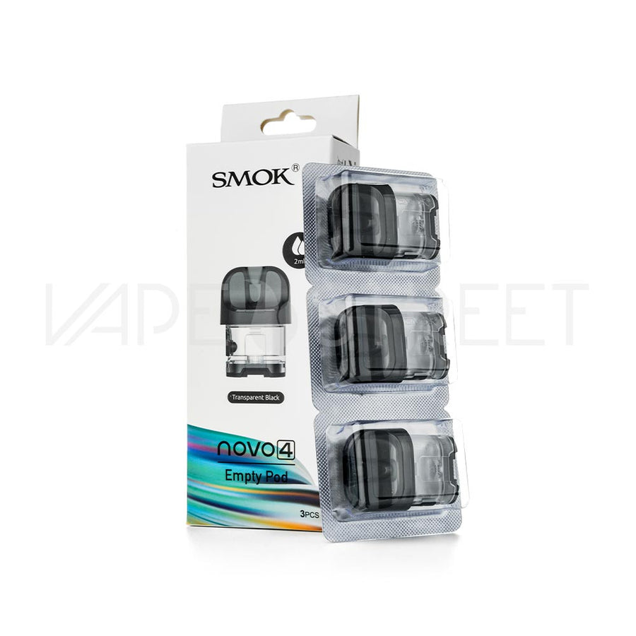 SMOK Novo 4 Replacement Pods - 3 Pack | Vape Street SMOK Novo 4 Replacement Pods - 3 Pack | Vape Street