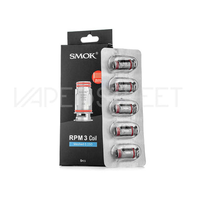 RPM 3 Mesh Coil Replacements 5 Pack 0.15ohm