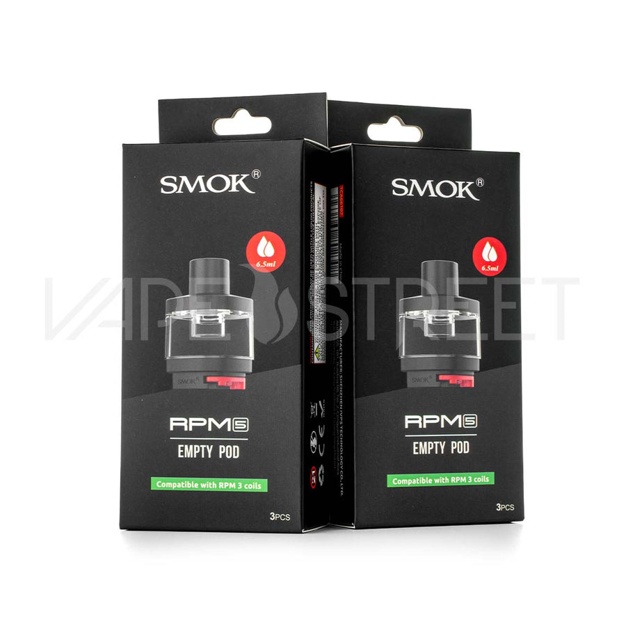 Smok RPM 5 Empty Pod Replacement - 3 Pack | Vape Street Smok RPM 5 Empty Pod Replacement - 3 Pack | Vape Street