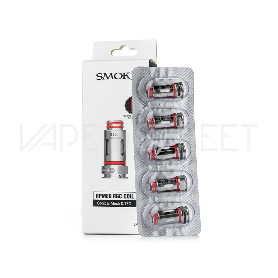 SMOK RPM80 RGC Mesh & RBA Replacement Coils | Vape Street SMOK RPM80 RGC Mesh & RBA Replacement Coils | Vape Street