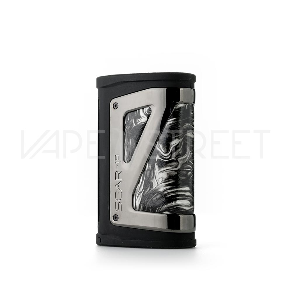 SMOK SCAR-18 230W Box Mod Fluid Black and White Back