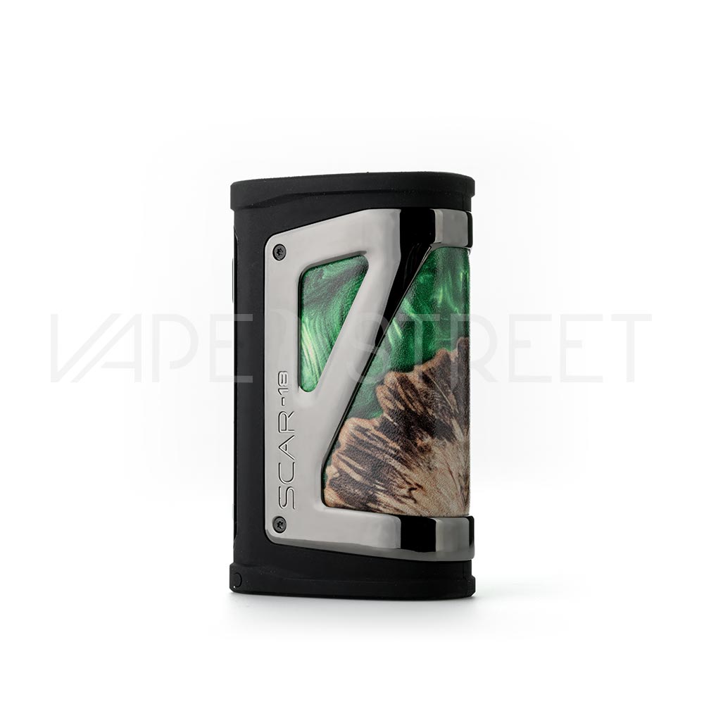 SMOK SCAR-18 230W Box Mod Green Stabilizing Wood Back