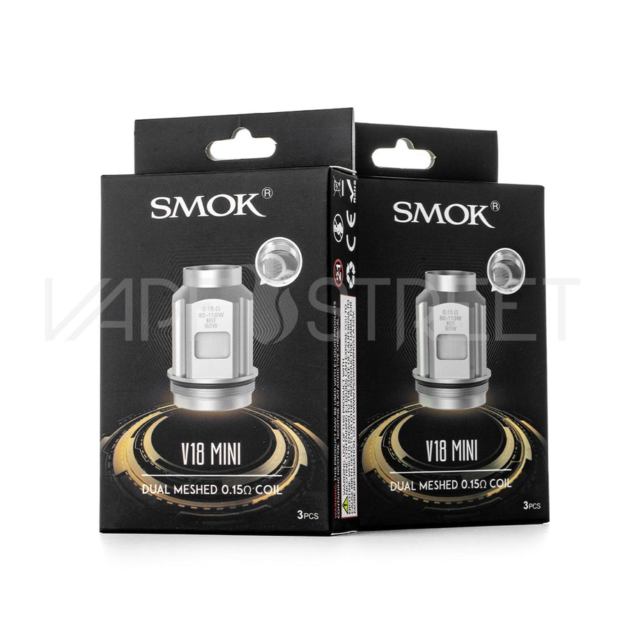 SMOK V18 Mini Replacement Coils Dual Meshed 0.15ohm Coil Packs
