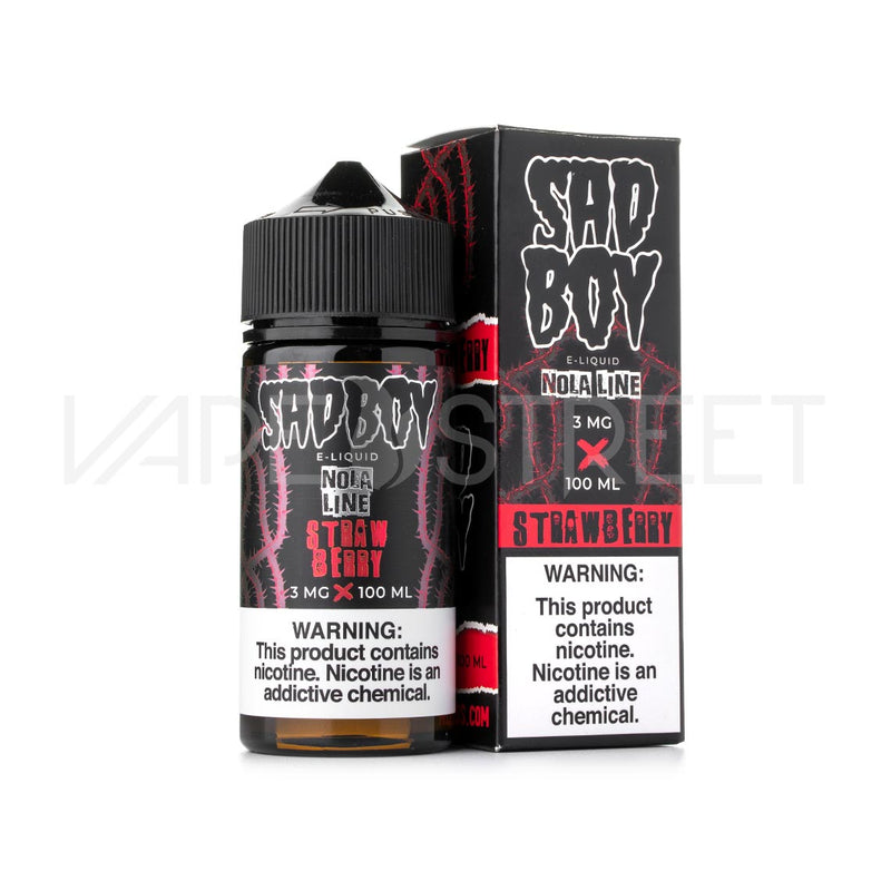 SadBoy E-Liquids Nola Line Strawberry 100mL Vape Juice
