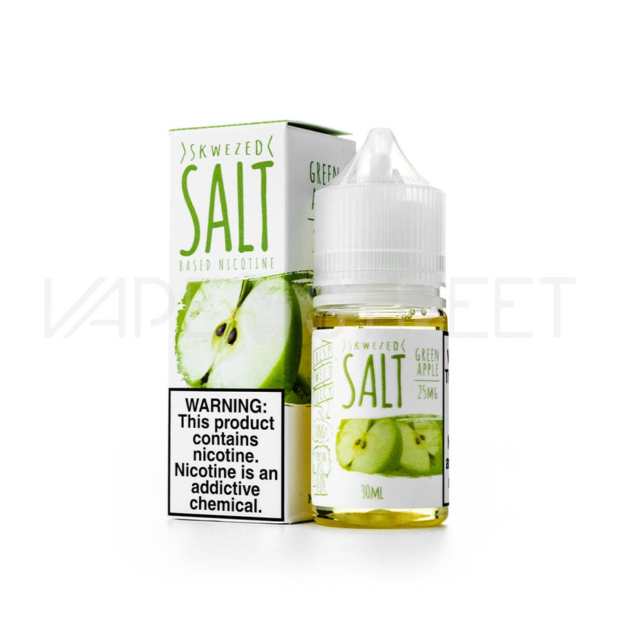 Skwezed Salt Green Apple 30mL Salt Nicotine E-Liquid