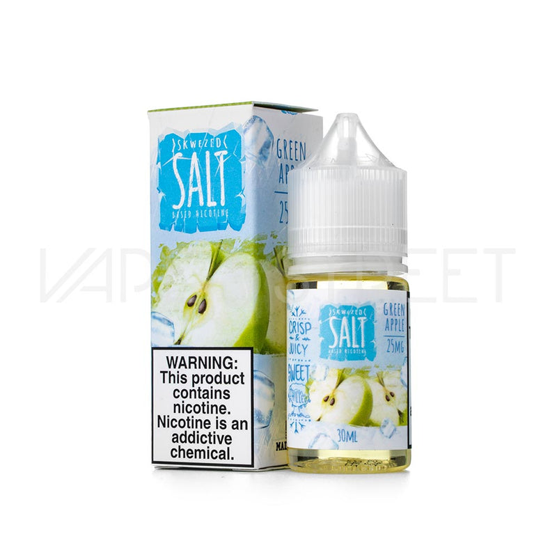 Skwezed Salt Green Apple Ice 30mL Vape Juice