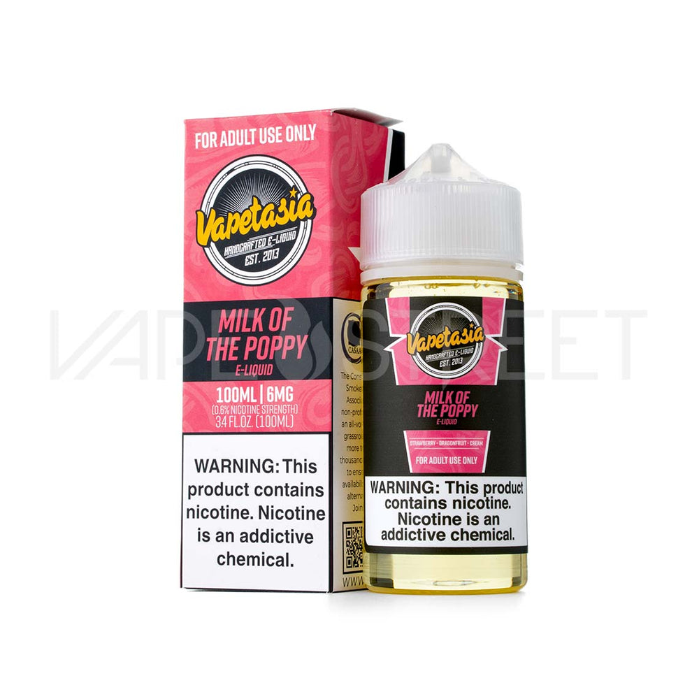 Vapetasia Milk of the Poppy