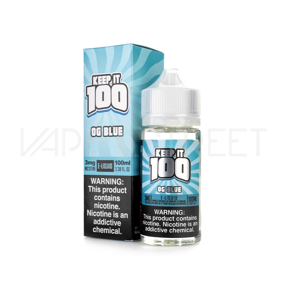 Keep It 100 OG Blue - 100ml | Vape Juice | Vape Street Keep It 100 OG Blue - 100ml | Vape Juice | Vape Street