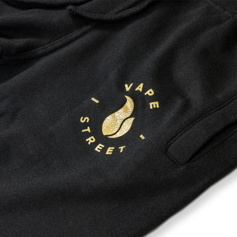 Vape Street Joggers Gold Circle Logo Detail