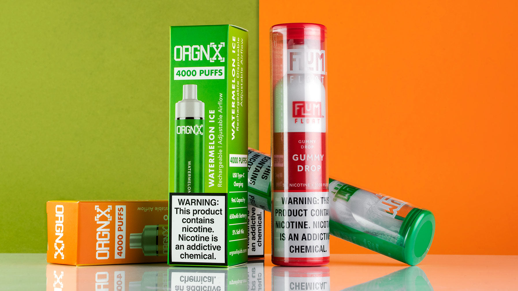 orgnx disposable vs flum float