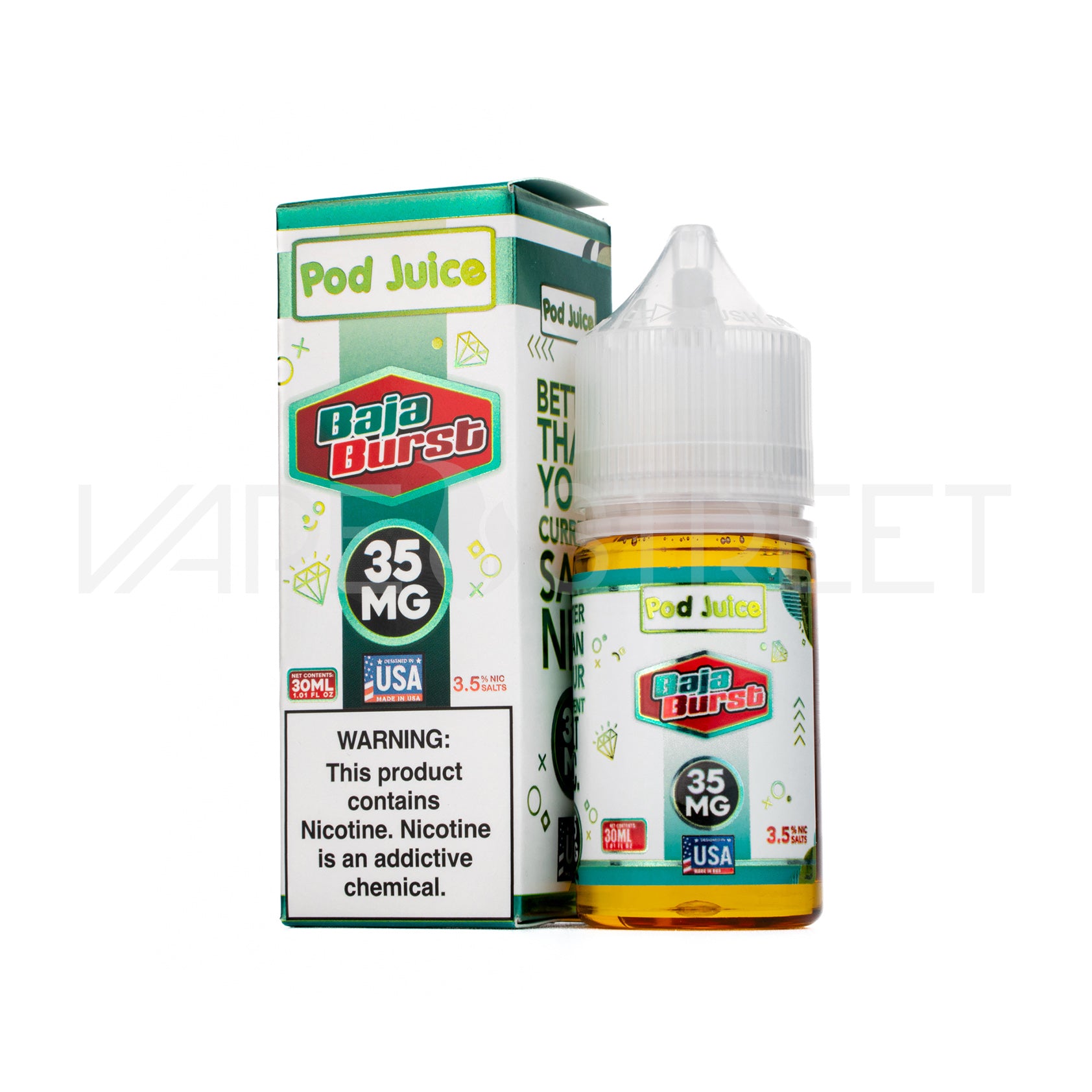 2603-Pod-Juice-Salt-Baja-Burst Pod Juice Salt Baja Burst 30mL Vape Juice