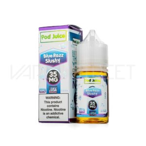 2604-Pod-Juice-Salt-Blue-Razz-Slushy Pod Juice Salt Blue Razz Slushy 30mL Vape Juice