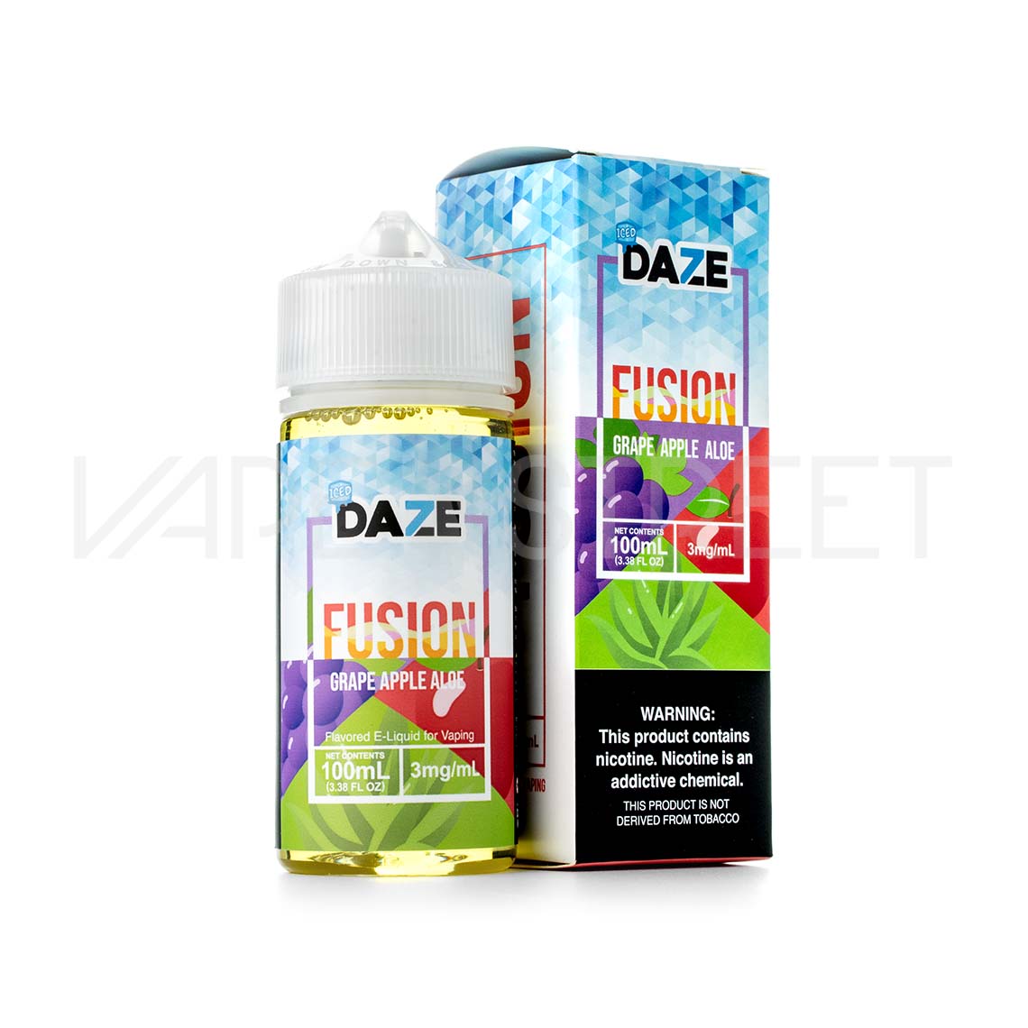7Daze-Fusion-Ice-Grape-Apple-Aloe 7 Daze Fusion Iced TFN Grape Apple Aloe 100ml