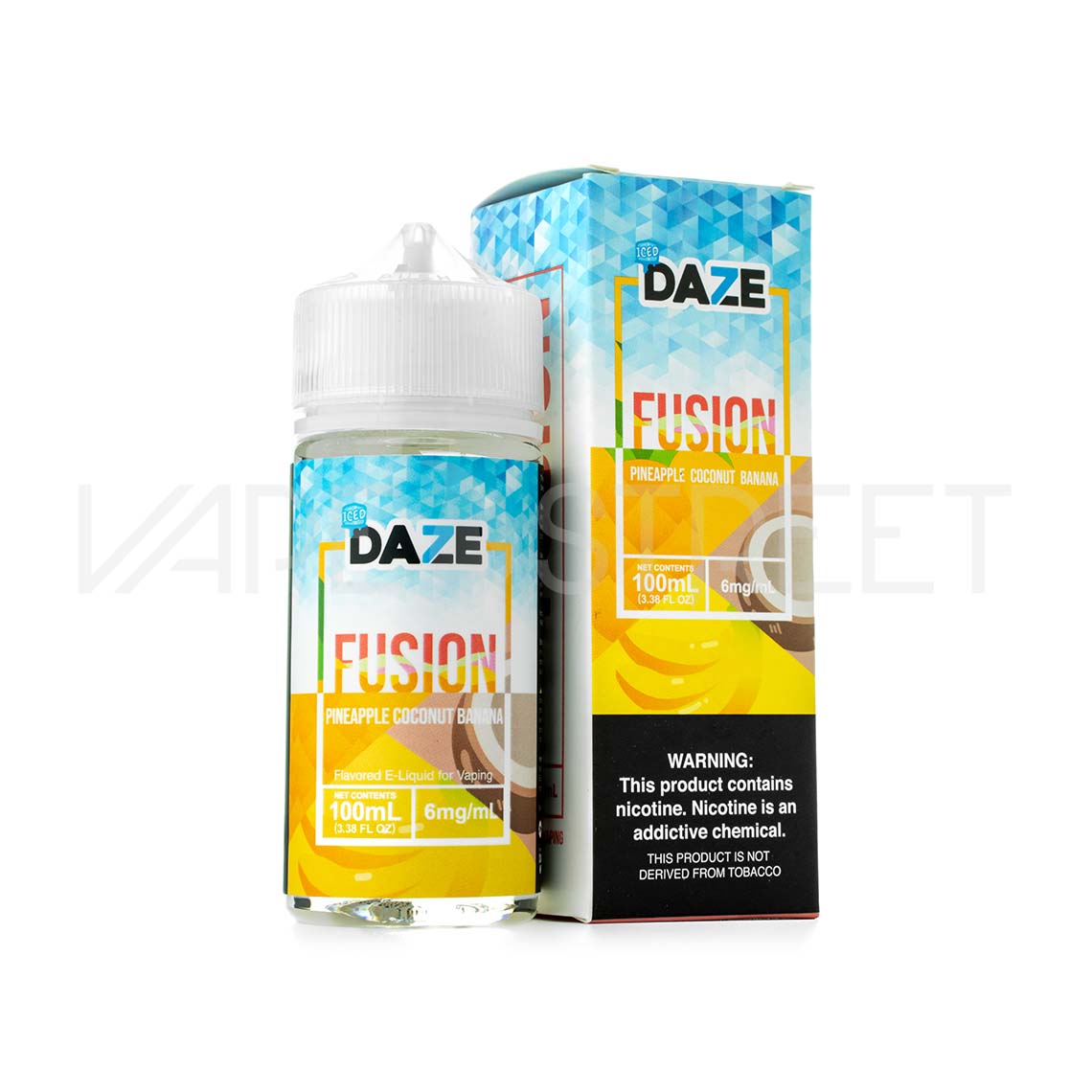 7Daze-Fusion-Ice-Pineapple-Coconut-Banana 7 Daze Fusion Iced TFN Pineapple Coconut Banana 100ml