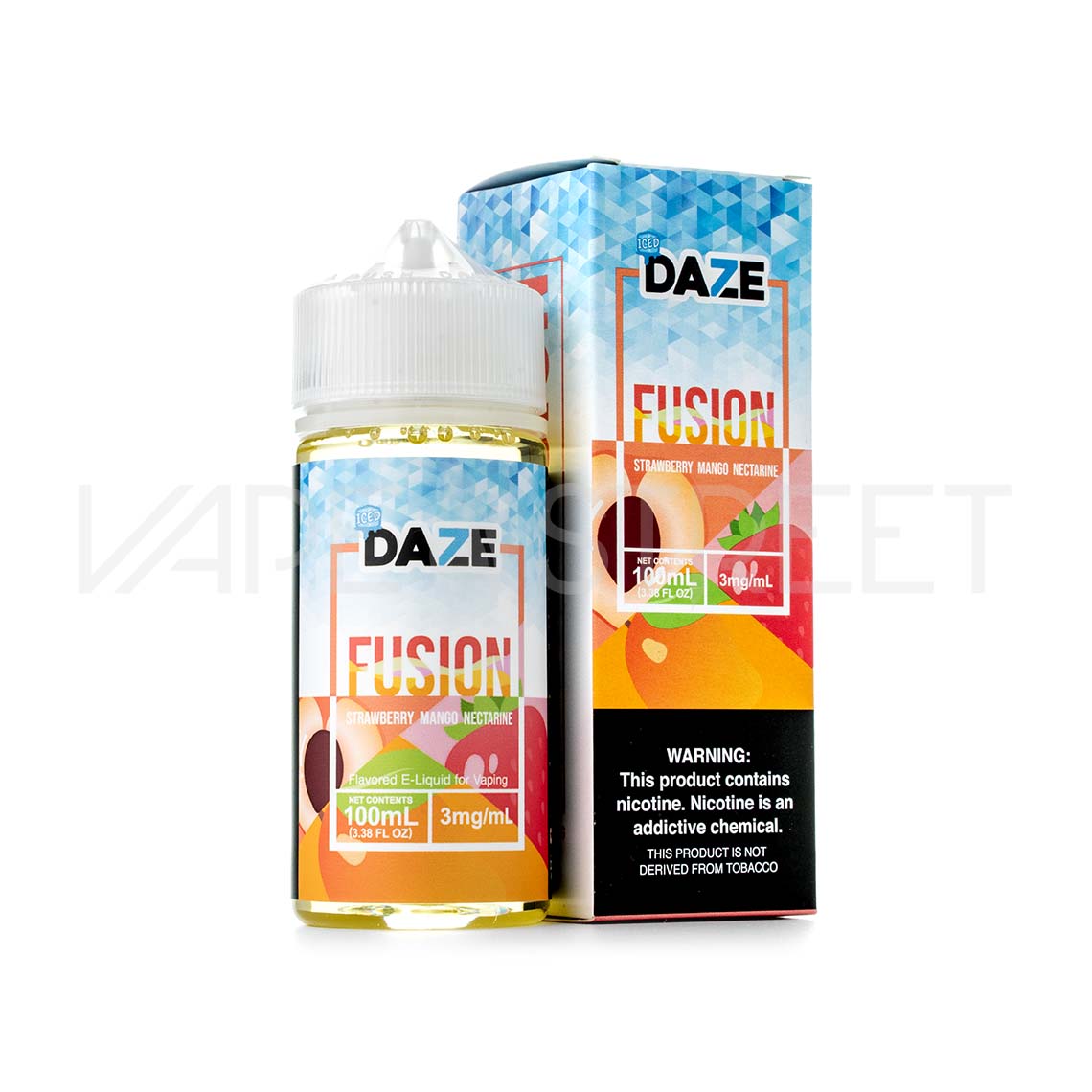 7Daze-Fusion-Ice-Strawberry-Mango-Nectarine 7 Daze Fusion Iced TFN Strawberry Mango Nectarine 100ml