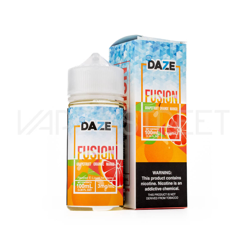 7 Daze Fusion Iced TFN Grapefruit Orange Mango 100ml