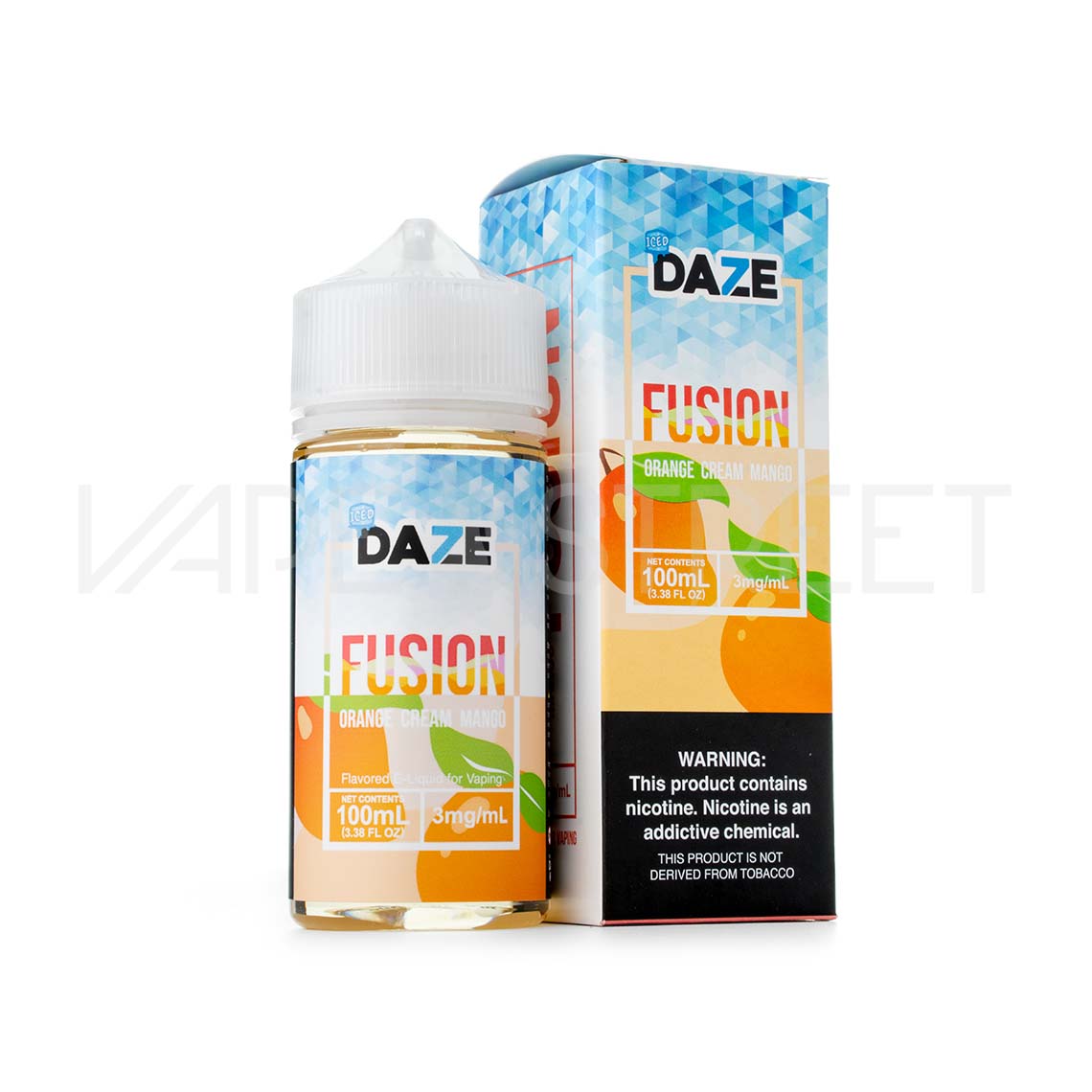 7Daze-Fusion-Iced-Orange-Cream-Mango 7 Daze Fusion Iced TFN Orange Cream Mango 100ml