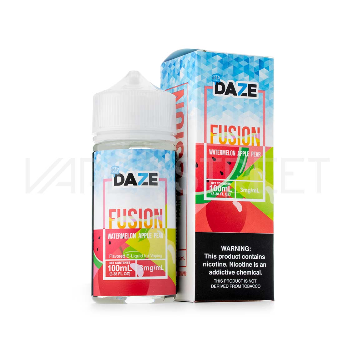 7Daze-Fusion-Iced-Watermelon-Apple-Pear 7 Daze Fusion Iced TFN Watermelon Apple Pear 100ml