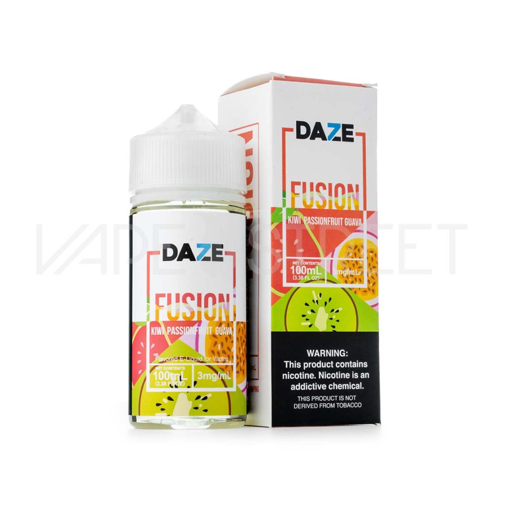 7Daze-Fusion-Kiwi-Passionfruit-Guava 7 Daze Fusion TFN Kiwi Passionfruit Guava 100ml