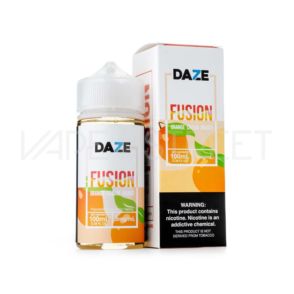 7Daze-Fusion-Orange-Cream-Mango 7 Daze Fusion TFN Orange Cream Mango 100ml