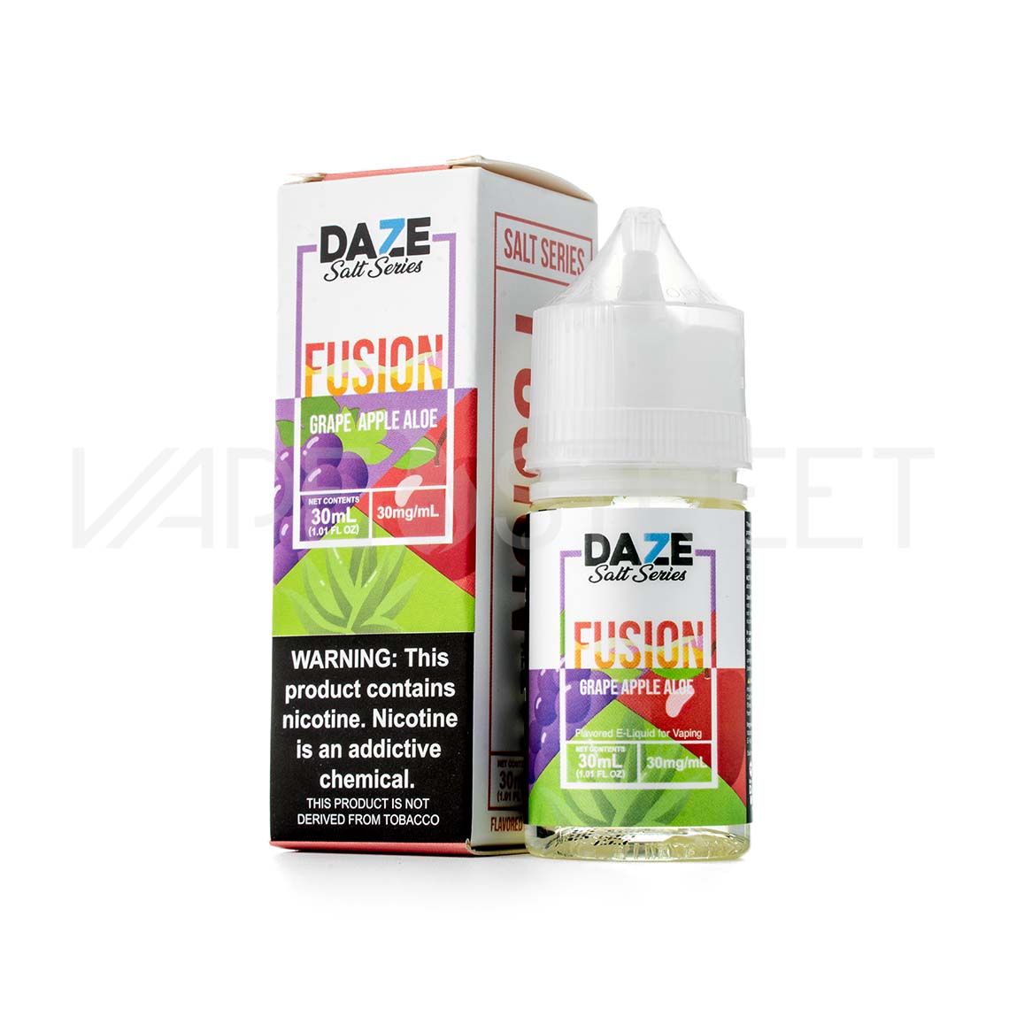 7Daze-Fusion-Salt-Iced-Grape-Apple-Aloe 7 Daze Fusion TFN Salt Grape Apple Aloe 30ml