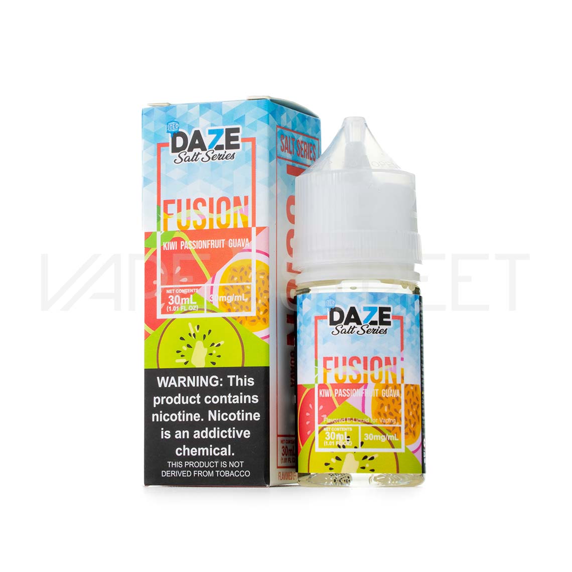 7Daze-Fusion-Salt-Iced-Kiwi-Passionfruit-Guava 7 Daze Fusion Iced TFN Salt Kiwi Passionfruit Guava 30mL