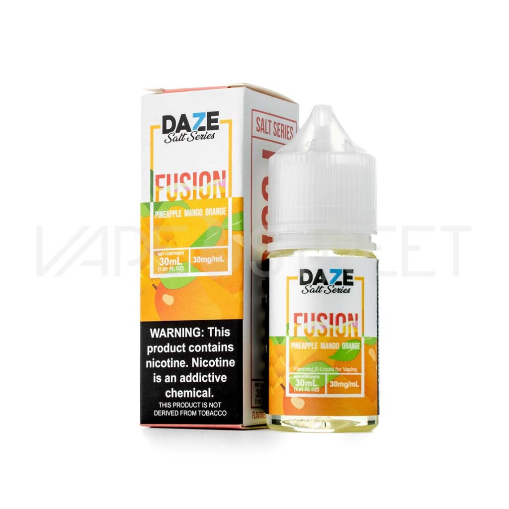 7Daze-Fusion-Salt-Pineapple-Mango-Orange 7 Daze Fusion TFN Salt Pineapple Mango Orange (30ml)