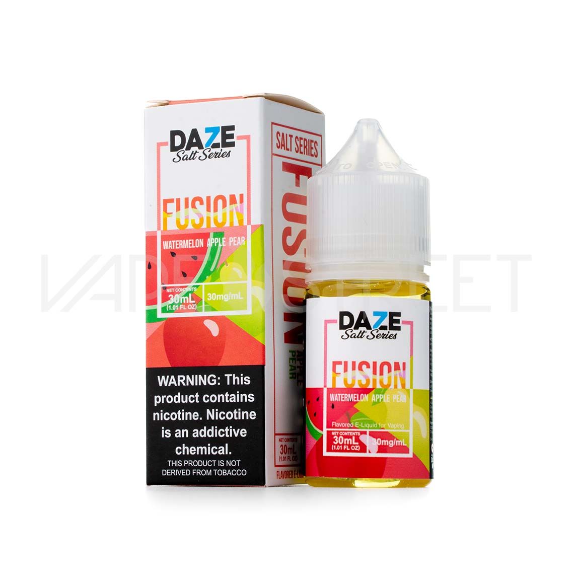 7Daze-Fusion-Salt-Watermelon-Apple-Pear 7 Daze Fusion TFN Salt Watermelon Apple Pear 30mL