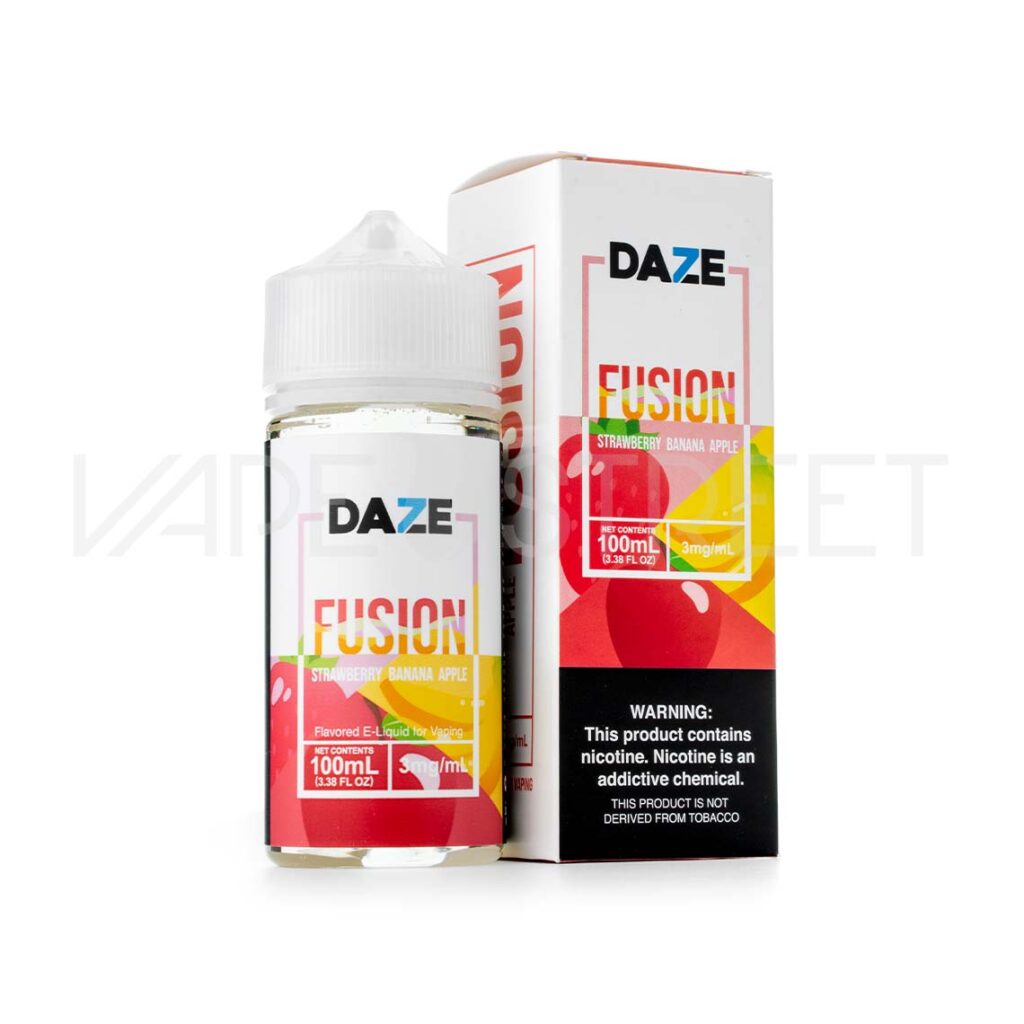 7Daze-Fusion-Strawberry-Banana-Apple 7 Daze Fusion TFN Strawberry Banana Apple 100ml