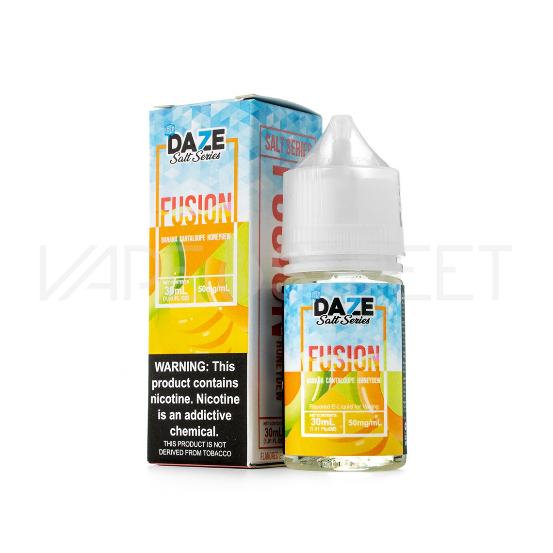 7Daze-Red-Fusion-Salt-Ice-Banana-Cantaloupe-Honeydew 7 Daze Fusion Iced TFN Salt Banana Cantaloupe Honeydew 30ml