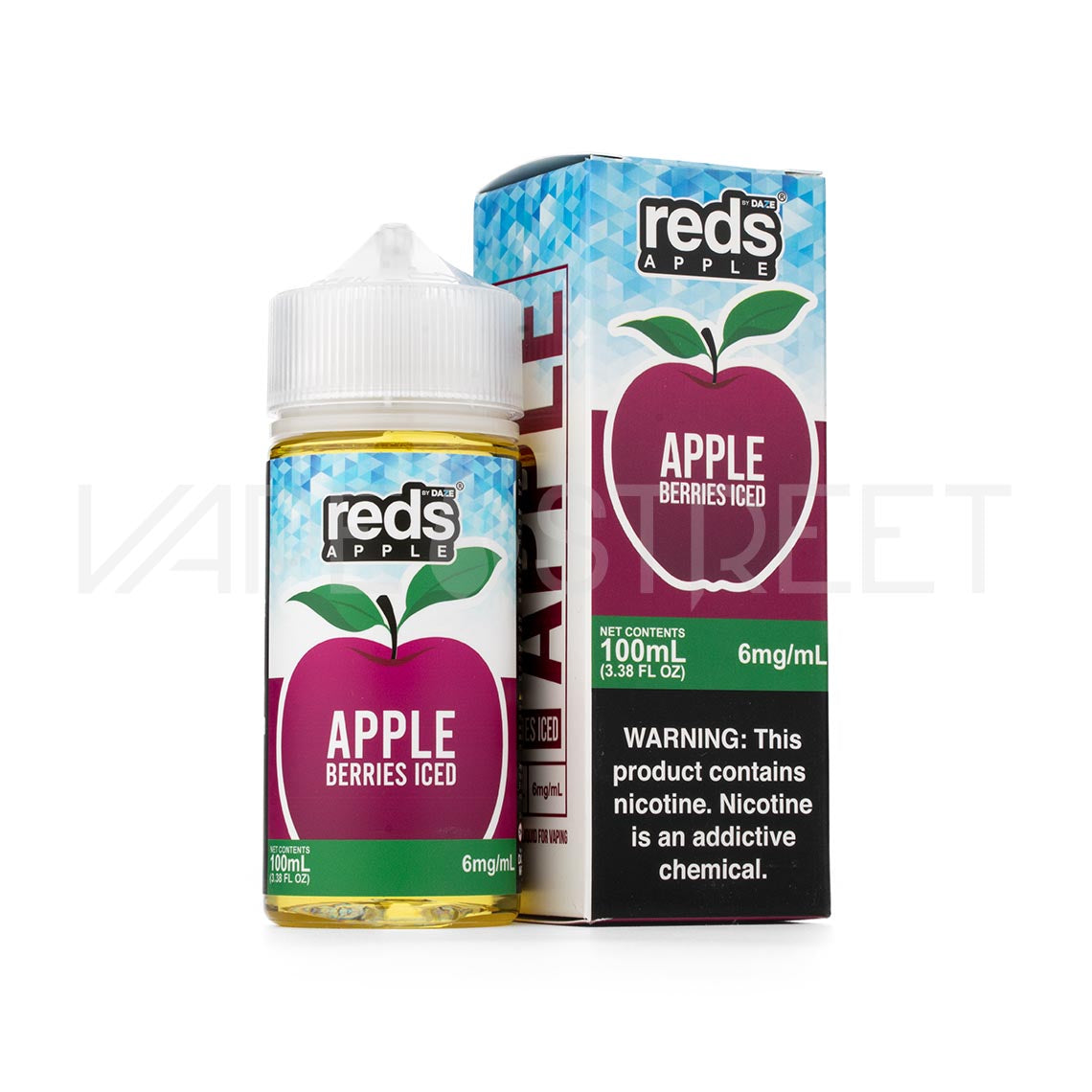 7Daze-Reds-Apple-100ml-Apple-Berries-Iced 7 Daze Reds Apple Ejuice Berries Iced 100ml