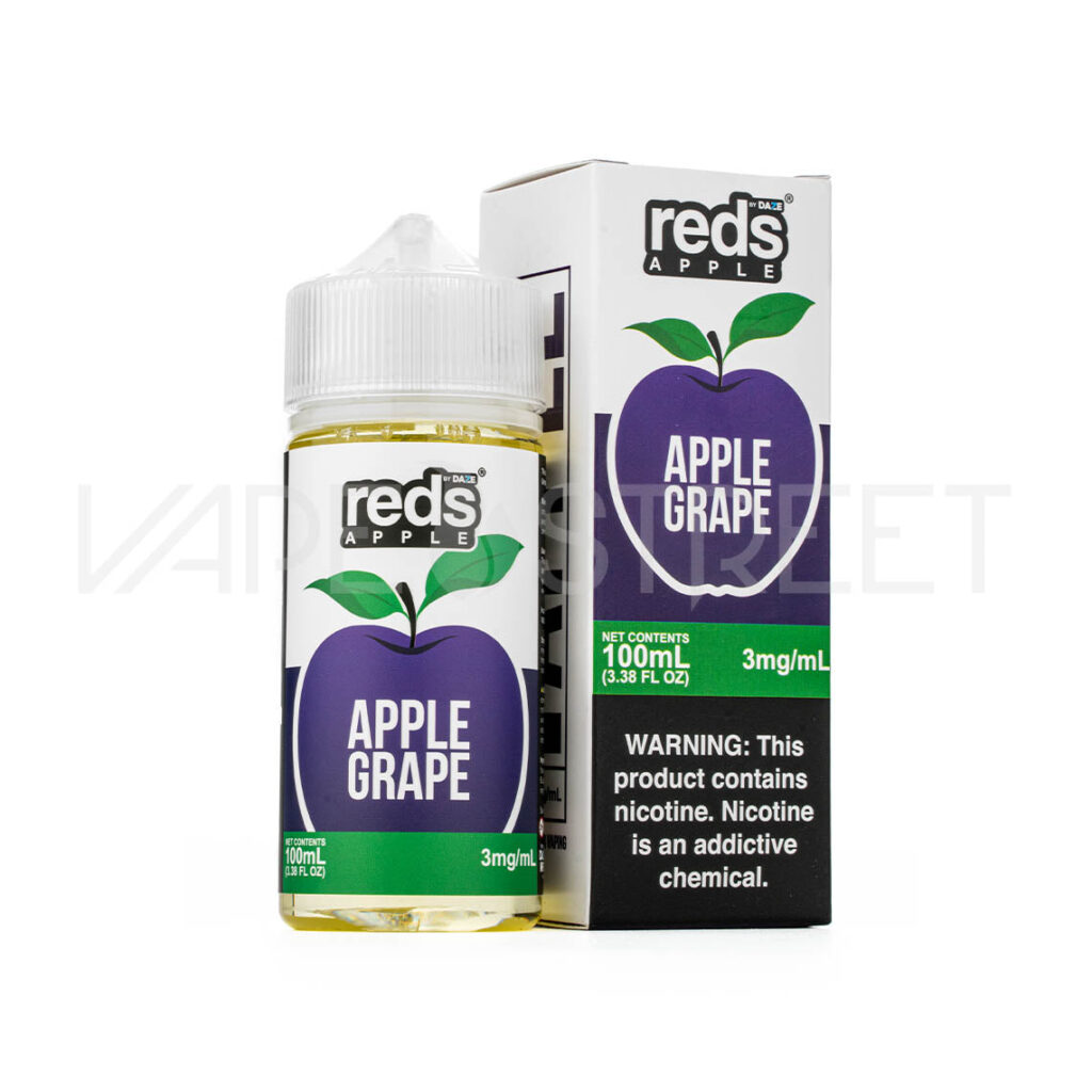 7Daze-Reds-Apple-100ml-Apple-Grape 7 Daze Reds Apple Ejuice Grape 100ml