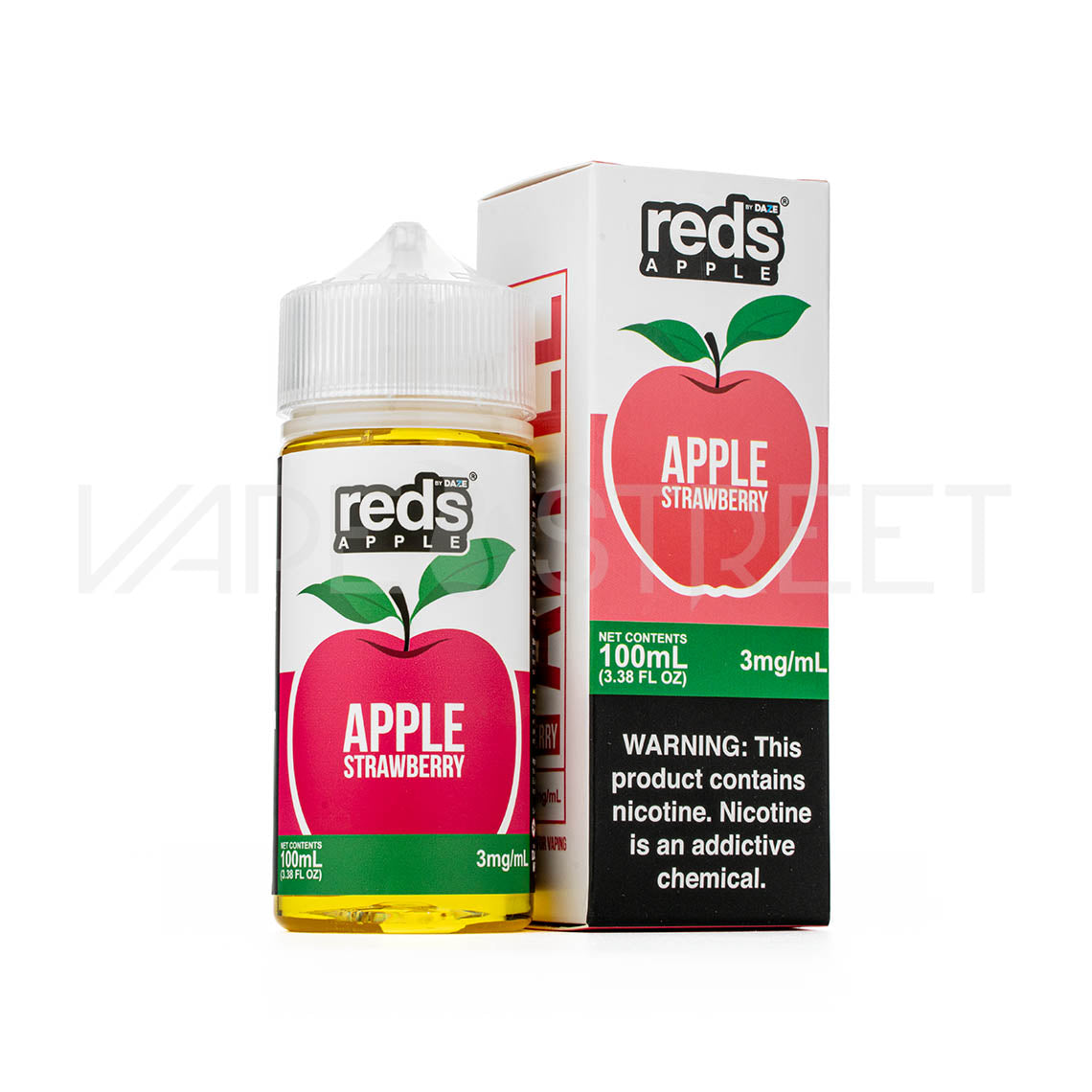 7Daze-Reds-Apple-100ml-Apple-Strawberry 7 Daze Reds Apple Ejuice Strawberry 100ml