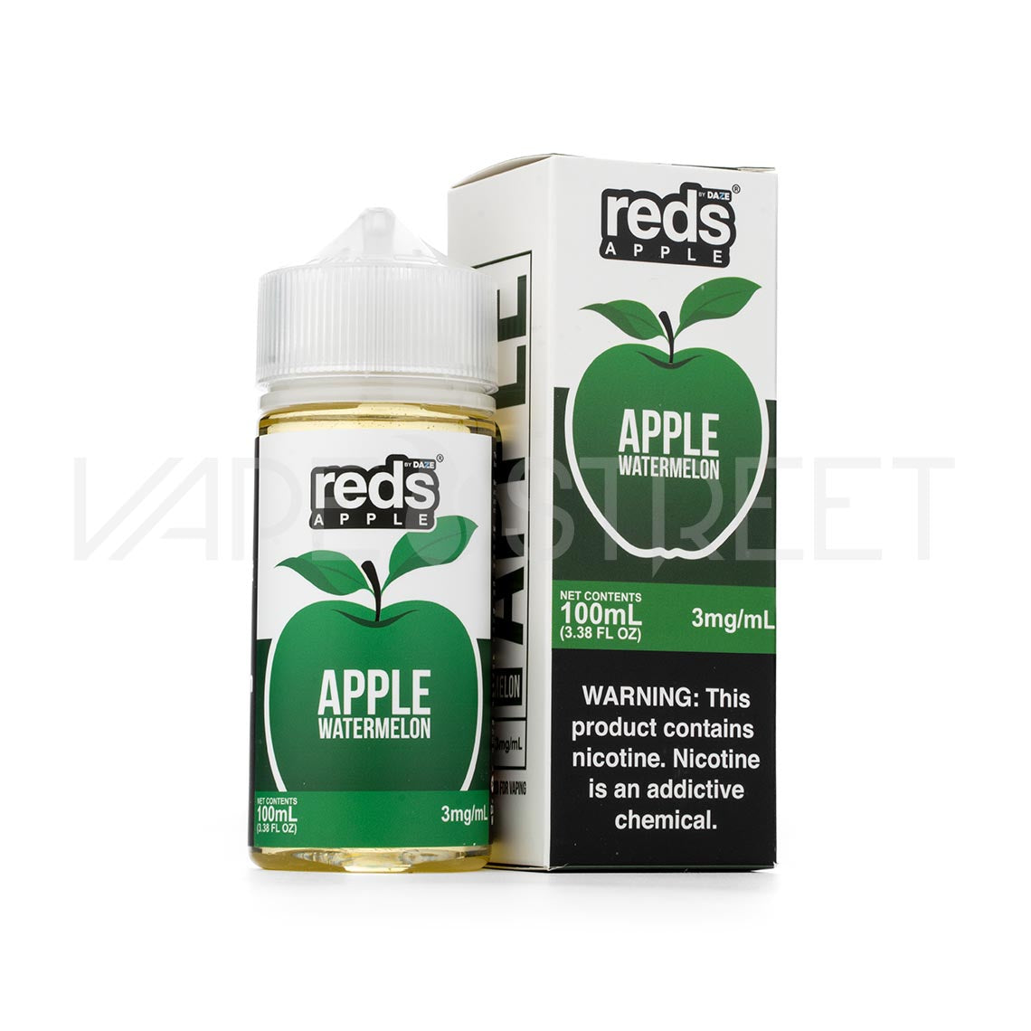 7Daze-Reds-Apple-100ml-Apple-Watermelon 7 Daze Reds Apple Ejuice Watermelon 100ml