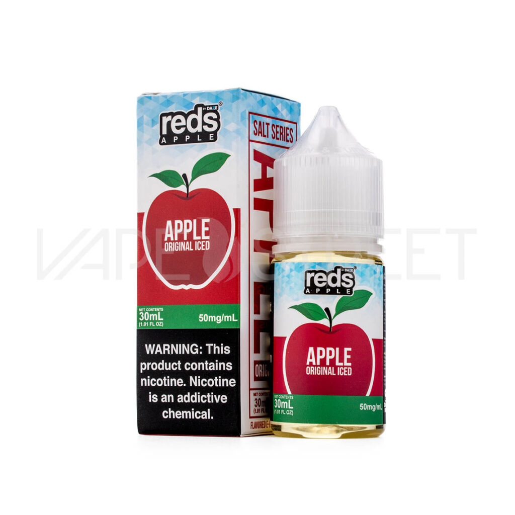 7Daze-Reds-Apple-Salt-02-Apple-Original-Iced 7 Daze Reds Salt Series Original Apple Iced 30ml