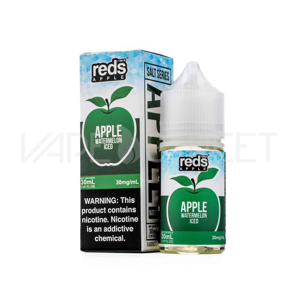 7Daze-Reds-Apple-Salt-02-Apple-Watermelon-Iced 7 Daze Reds Salt Series Watermelon Iced 30ml