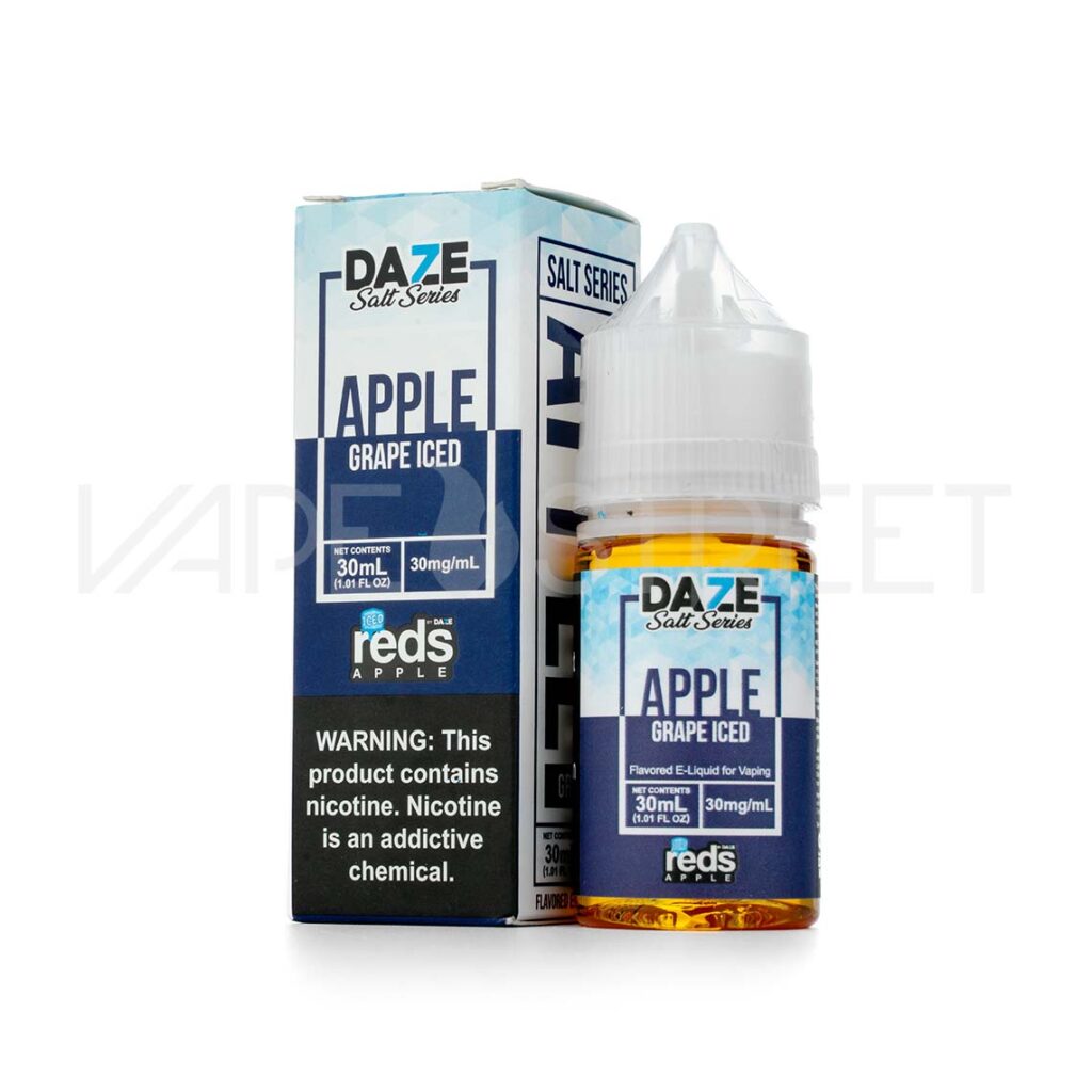 7Daze-Reds-Apple-Salt-Series-Apple-Grape-Iced 7 Daze Reds Salt Series Grape Iced 30ml
