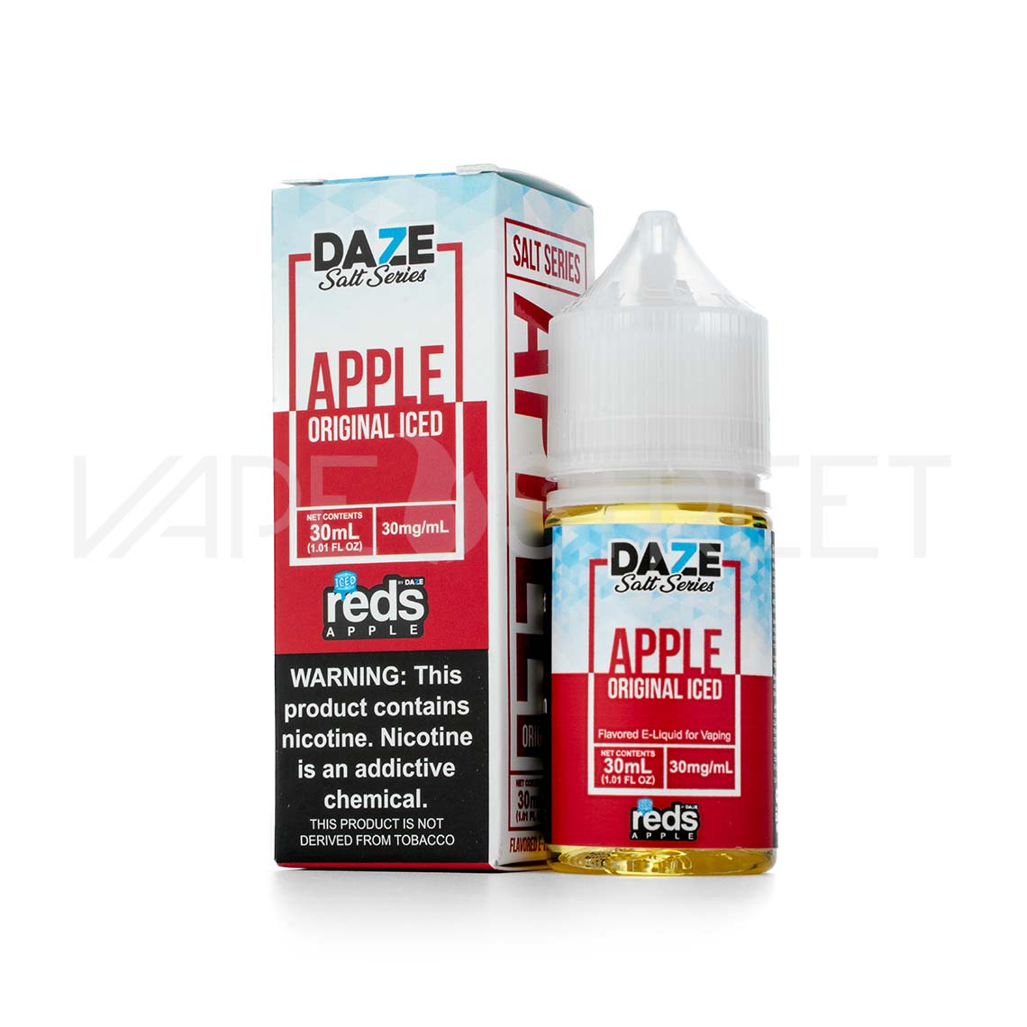 7Daze-Reds-Apple-Salt-Series-Apple-Original-Iced 7 Daze Reds Salt Series Original Apple Iced 30ml