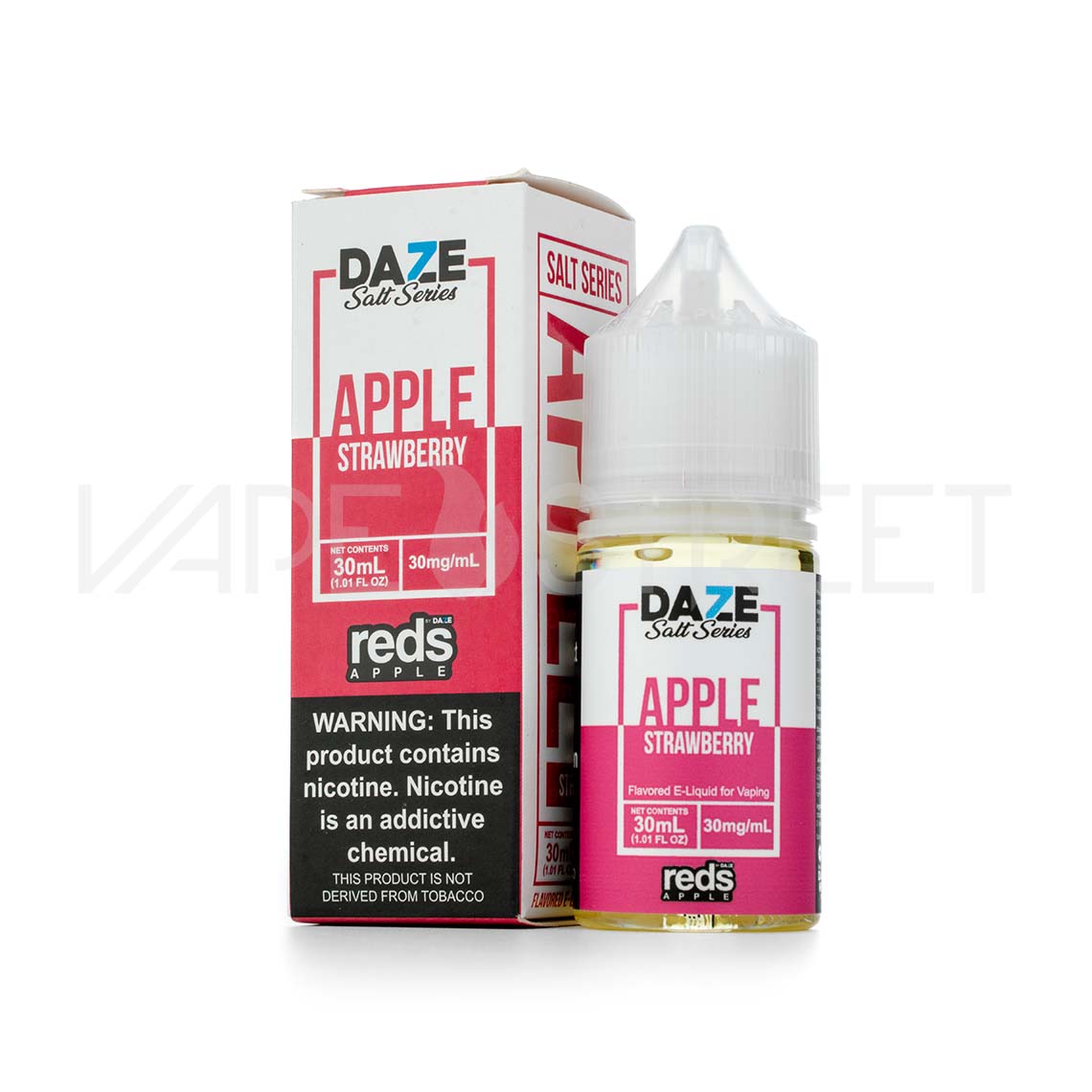 7Daze-Reds-Apple-Salt-Series-Apple-Stawberry 7 Daze Reds Salt Series Strawberry 30ml