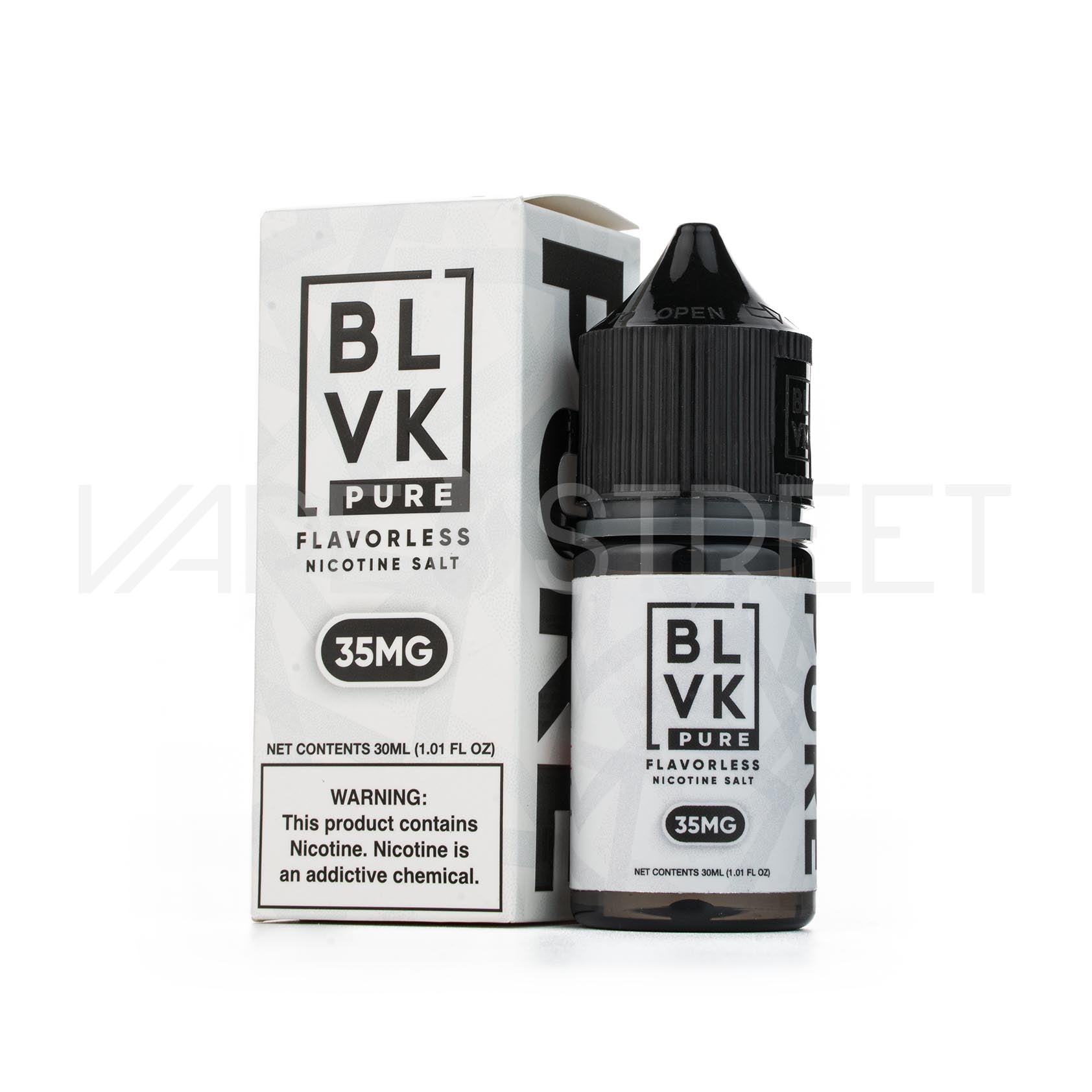 BLVK-Flavorless-Eliquid-30ml-Pure BLVK Salt Pure Flavorless E-liquid 30mL