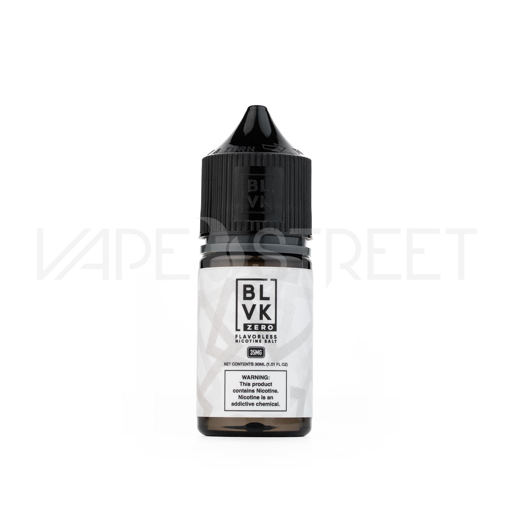BLVK-Flavorless-Eliquid-30ml-Zero BLVK Salt Zero Flavorless 30mL Vape Juice