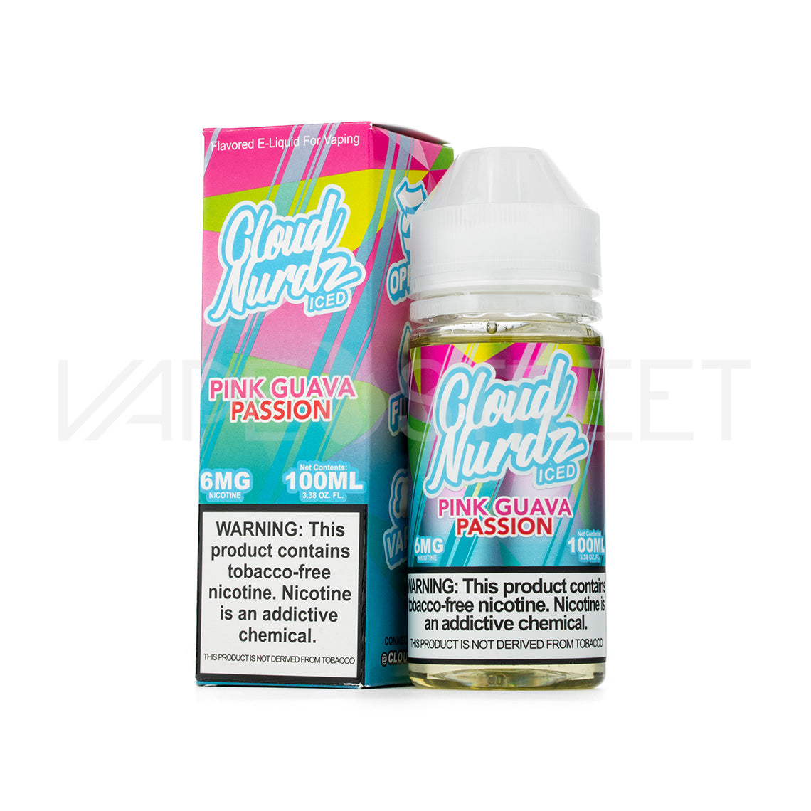 Cloud-Nurdz-Iced-Pink-Guava-Passion Cloud Nurdz Iced Guava Passion Fruit 100ml