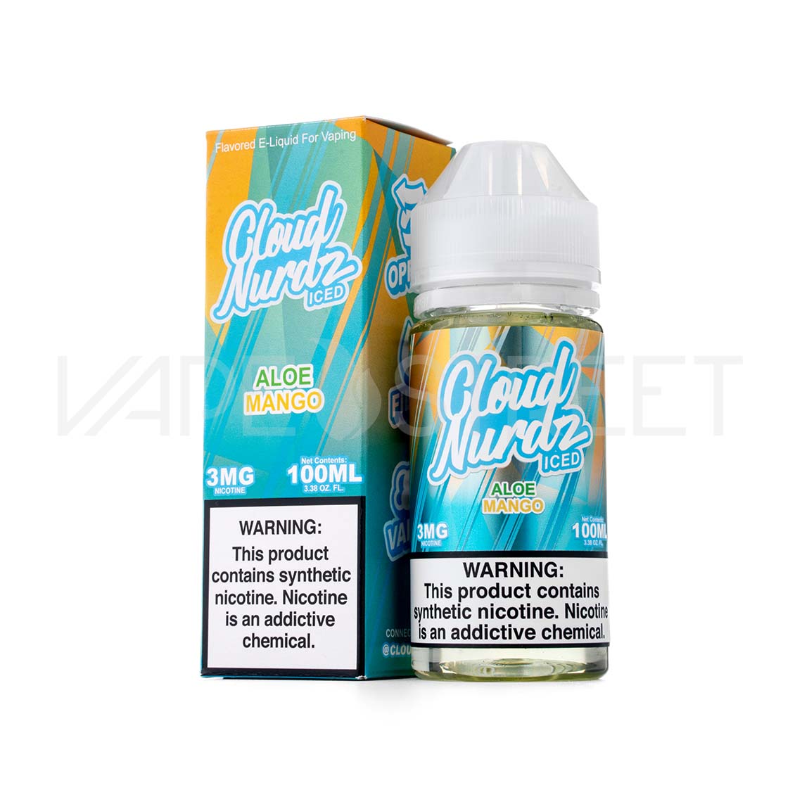 Cloud-Nurdz-TFN-Aloe-Mango Cloud Nurdz Iced Aloe Mango 100ml