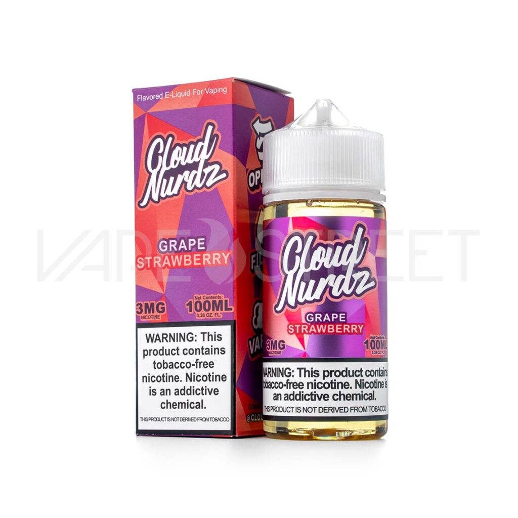Cloud-Nurdz-TFN-Grape-Strawberry Cloud Nurdz TFN Grape Strawberry 100ml