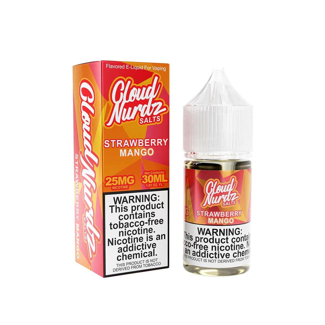 Cloud-Nurdz-TFN-Salts-Strawberry-Mango-30ml Cloud Nurdz TFN Salts Strawberry Mango E-liquid
