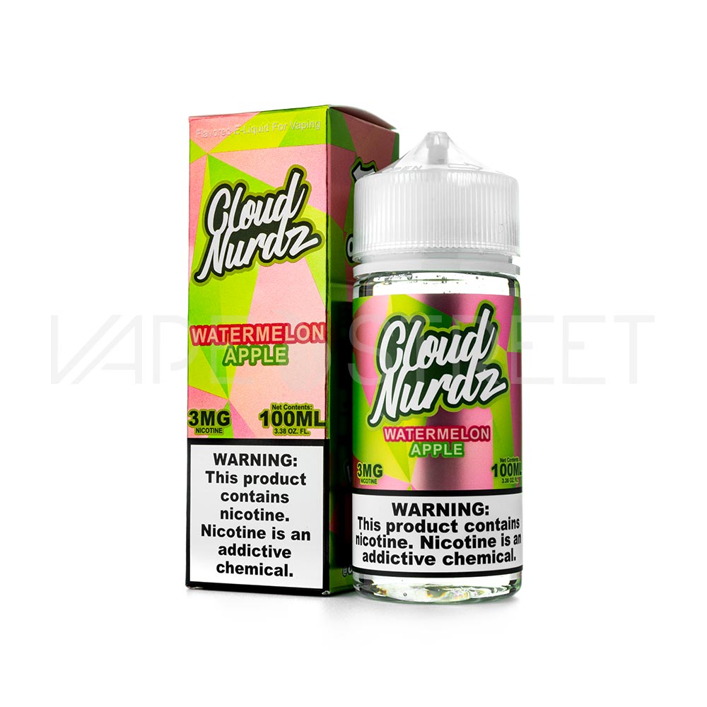 Cloud-Nurdz-Watermelon-Apple_ebf2eb5a-4ed0-44dd-9cf8-0cde822eefd3 Cloud Nurdz Watermelon Apple 100mL Vape Juice