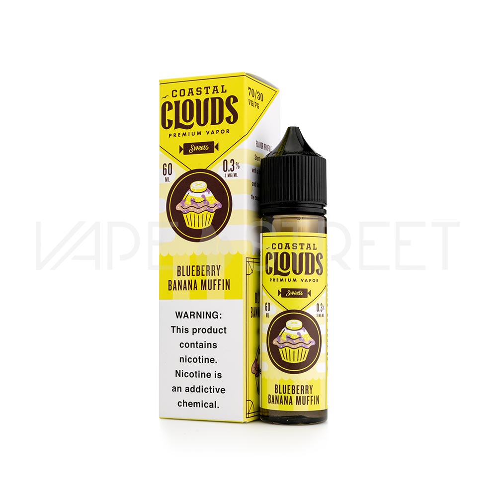 Coastal-Clouds-Blueberry-Banana-Muffin Coastal Clouds Sweets Blueberry Banana Muffin Vape Juice